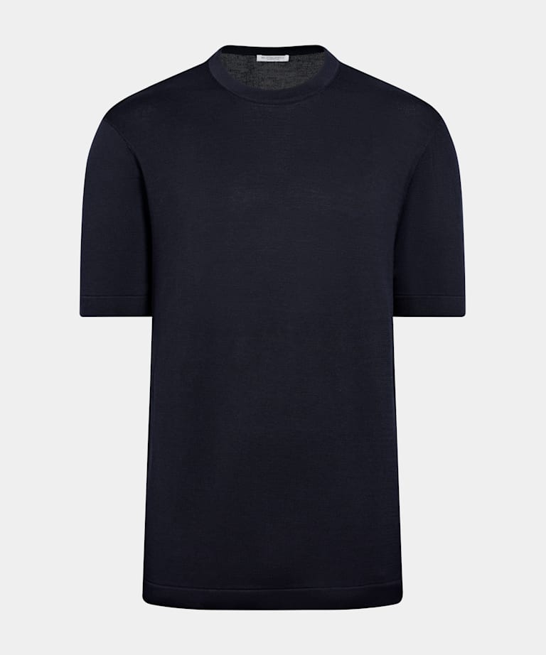 Navy Short Sleeve Crewneck